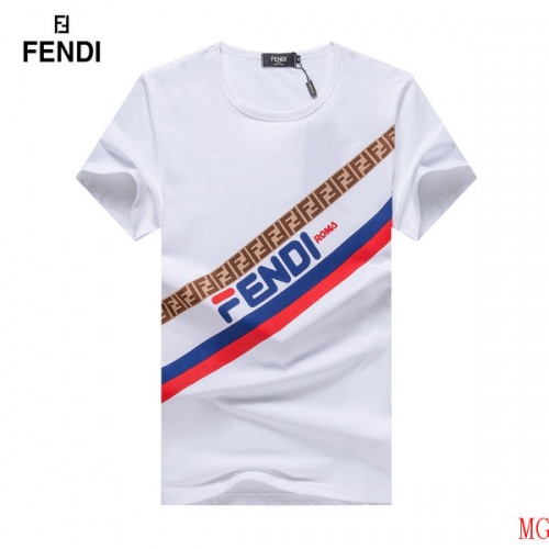 Fendi T-Shirts Short Sleeved For Men #496501 $25.00 USD, Wholesale Replica Fendi T-Shirts