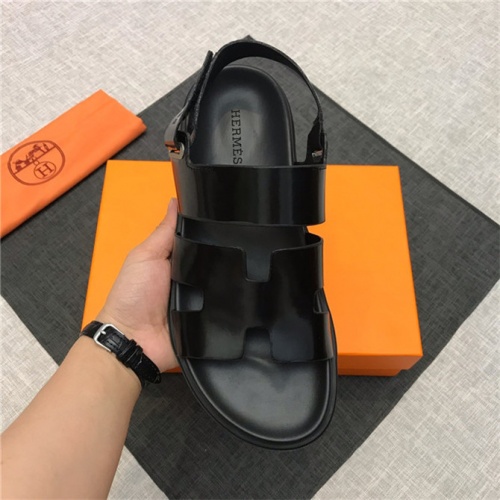 Replica Hermes Fashion Sandal For Men #496575 $69.00 USD for Wholesale