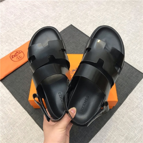 Replica Hermes Fashion Sandal For Men #496575 $69.00 USD for Wholesale