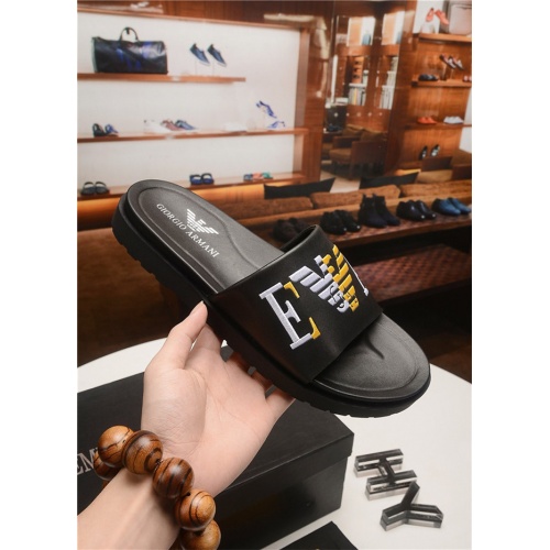 Armani Fashion Slippers For Men #496657 $48.00 USD, Wholesale Replica Armani Slippers