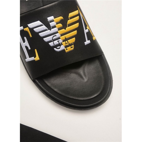 Replica Armani Fashion Slippers For Men #496657 $48.00 USD for Wholesale