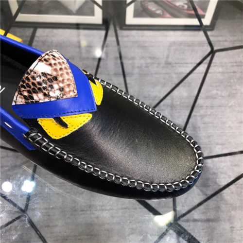 Replica Fendi Leather Shoes For Men #496661 $78.00 USD for Wholesale