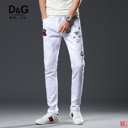 Dolce &amp; Gabbana D&amp;G Jeans For Men #496721 $60.00 USD, Wholesale Replica Dolce &amp; Gabbana D&amp;G Jeans