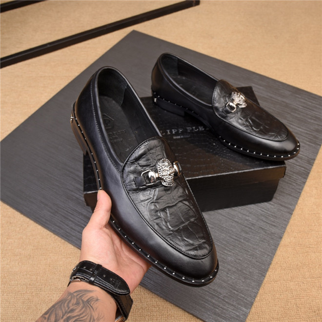 philipp plein leather shoes