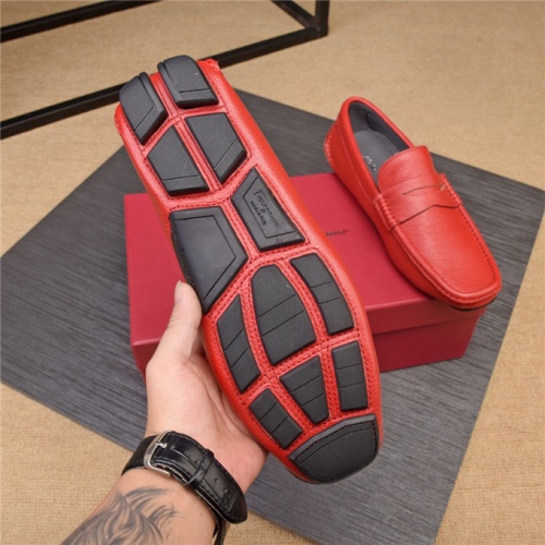 Replica Salvatore Ferragamo SF Leather Shoes For Men #496868 $80.00 USD for Wholesale