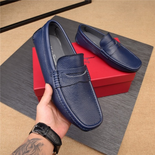 Salvatore Ferragamo SF Leather Shoes For Men #496870 $80.00 USD, Wholesale Replica Salvatore Ferragamo Leather Shoes