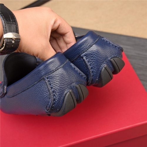 Replica Salvatore Ferragamo SF Leather Shoes For Men #496870 $80.00 USD for Wholesale