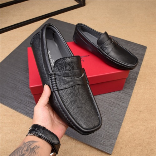 Salvatore Ferragamo SF Leather Shoes For Men #496871 $80.00 USD, Wholesale Replica Salvatore Ferragamo Leather Shoes