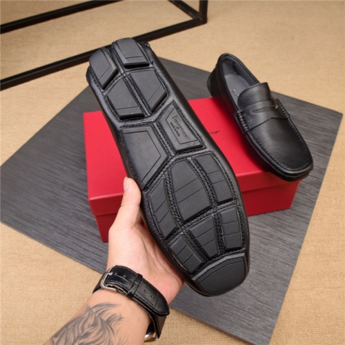 Replica Salvatore Ferragamo SF Leather Shoes For Men #496871 $80.00 USD for Wholesale