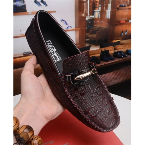 Salvatore Ferragamo SF Leather Shoes For Men #496881 $80.00 USD, Wholesale Replica Salvatore Ferragamo Leather Shoes