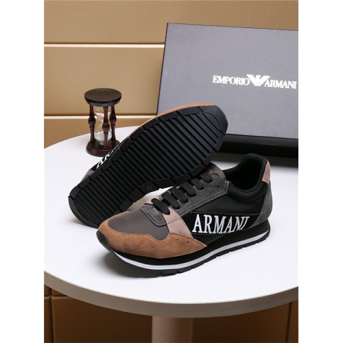 Armani Casual Shoes For Men #497235 $78.00 USD, Wholesale Replica Armani Casual Shoes