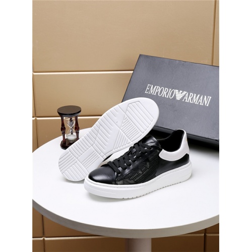 Armani Casual Shoes For Men #497238 $78.00 USD, Wholesale Replica Armani Casual Shoes