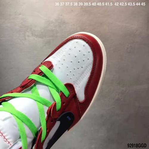 Replica Nike Air Jordan 1 & Off-White For Men #497441 $66.00 USD for Wholesale