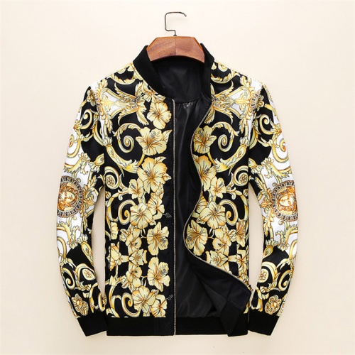 Replica Versace Jackets Long Sleeved For Men #497458 $52.00 USD for Wholesale