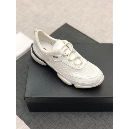 Prada Casual Shoes For Men #497589 $95.00 USD, Wholesale Replica Prada Flat Shoes