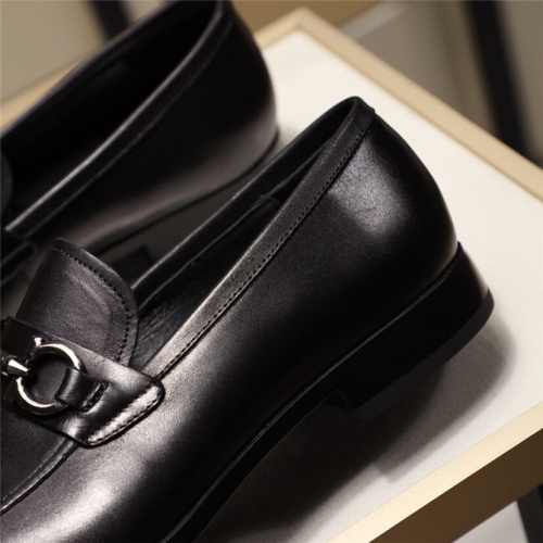Replica Salvatore Ferragamo SF Leather Shoes For Men #498110 $85.00 USD for Wholesale