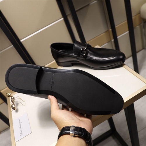 Replica Salvatore Ferragamo SF Leather Shoes For Men #498110 $85.00 USD for Wholesale