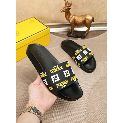 Fendi Fashion Slippers For Men #498475 $39.00 USD, Wholesale Replica Fendi Slippers