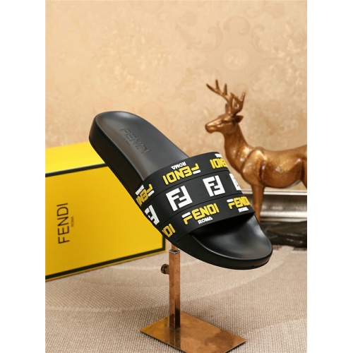 Replica Fendi Fashion Slippers For Men #498475 $39.00 USD for Wholesale