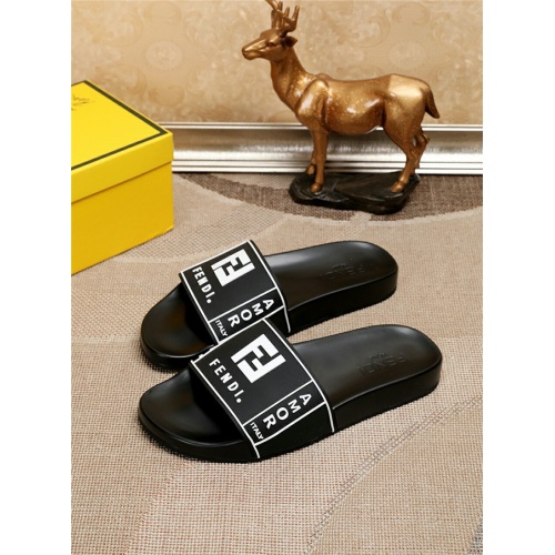 Replica Fendi Fashion Slippers For Men #498476 $39.00 USD for Wholesale