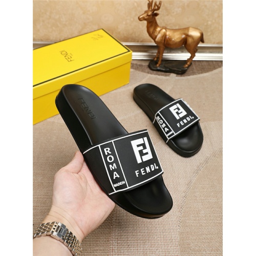 Replica Fendi Fashion Slippers For Men #498476 $39.00 USD for Wholesale