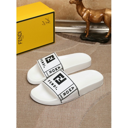 Replica Fendi Fashion Slippers For Men #498477 $39.00 USD for Wholesale