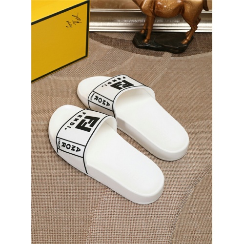 Replica Fendi Fashion Slippers For Men #498477 $39.00 USD for Wholesale