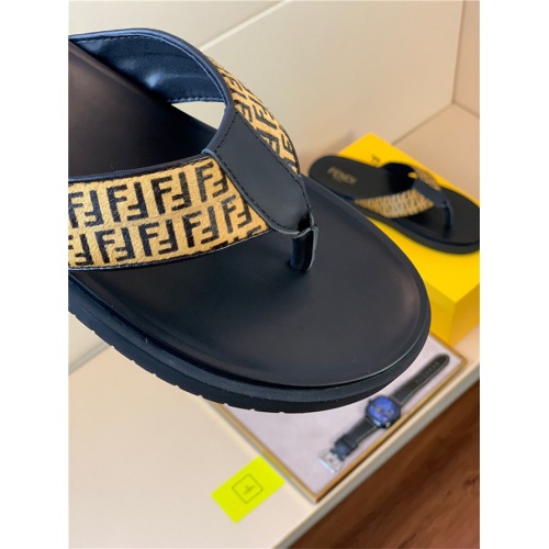 Replica Fendi Fashion Slippers For Men #498486 $52.00 USD for Wholesale