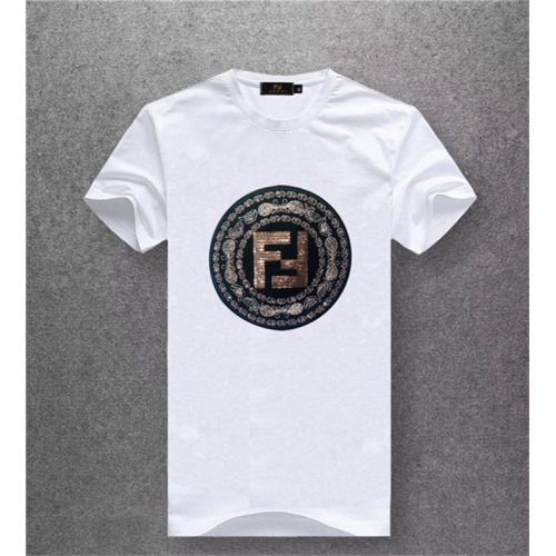 Fendi T-Shirts Short Sleeved For Men #498883 $24.00 USD, Wholesale Replica Fendi T-Shirts