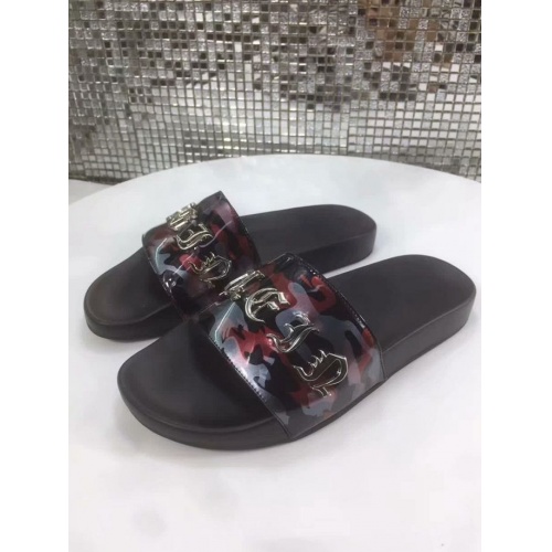 Replica Philipp Plein PP Slippers For Men #499695 $48.00 USD for Wholesale