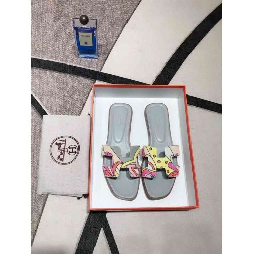 Hermes Fashion Slippers For Women #499815 $52.00 USD, Wholesale Replica Hermes Slippers