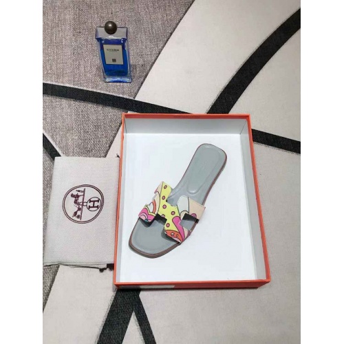 Replica Hermes Fashion Slippers For Women #499815 $52.00 USD for Wholesale