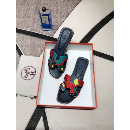 Replica Hermes Fashion Slippers For Women #499817 $52.00 USD for Wholesale