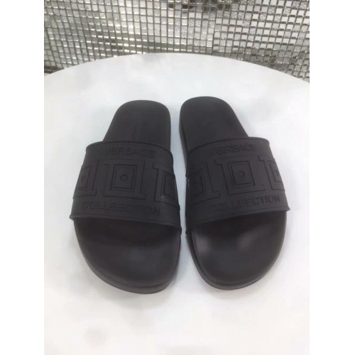 Replica Versace Fashion Slippers For Men #500003 $48.00 USD for Wholesale