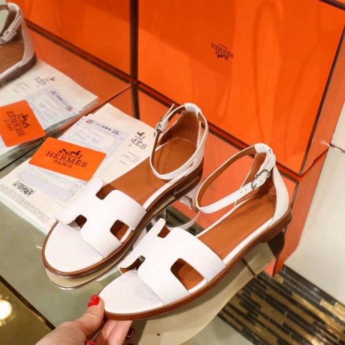 Replica Hermes Fashion Sandal For Women #500239 $56.00 USD for Wholesale