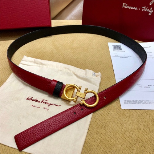 Replica Salvatore Ferragamo AAA Quality Belts For Women #500459 $62.00 USD for Wholesale