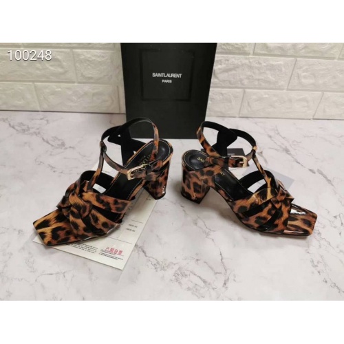Replica Yves Saint Laurent YSL Sandal For Women #500958 $82.00 USD for Wholesale