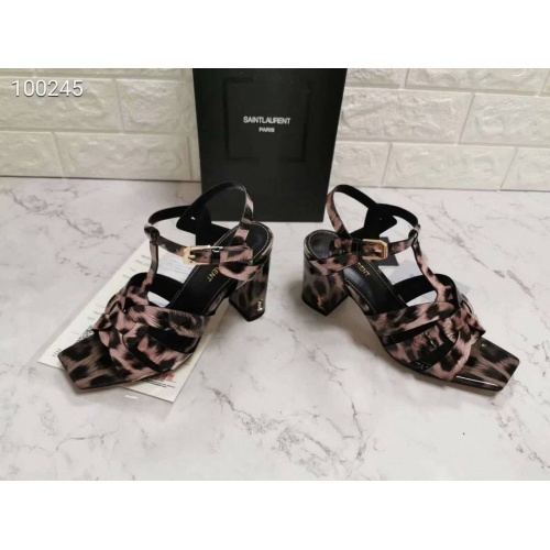 Replica Yves Saint Laurent YSL Sandal For Women #500961 $82.00 USD for Wholesale
