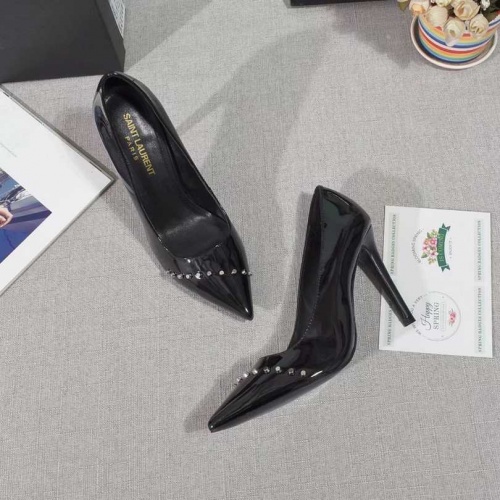 Replica Yves Saint Laurent YSL High-Heeled Shoes For Women #501083 $78.00 USD for Wholesale