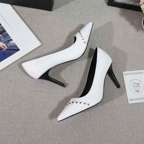 Yves Saint Laurent YSL High-Heeled Shoes For Women #501084 $78.00 USD, Wholesale Replica Yves Saint Laurent YSL High-Heeled Shoes