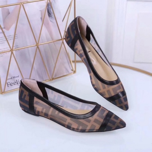Fendi Flat Shoes For Women #502307