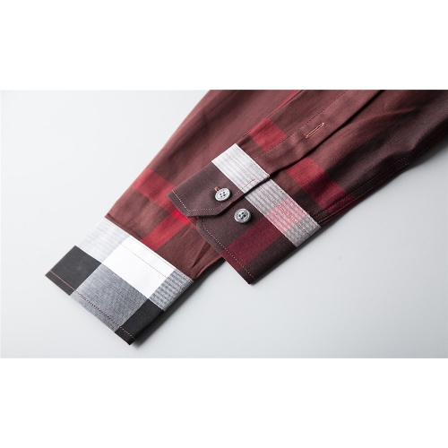 Replica Burberry Shirts Long Sleeved For Men #502463 $38.00 USD for Wholesale