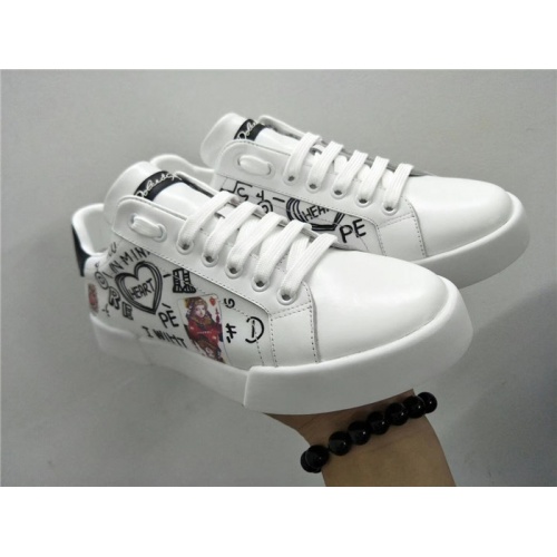 Replica Dolce & Gabbana D&G Casual Shoes For Women #503167 $90.00 USD for Wholesale