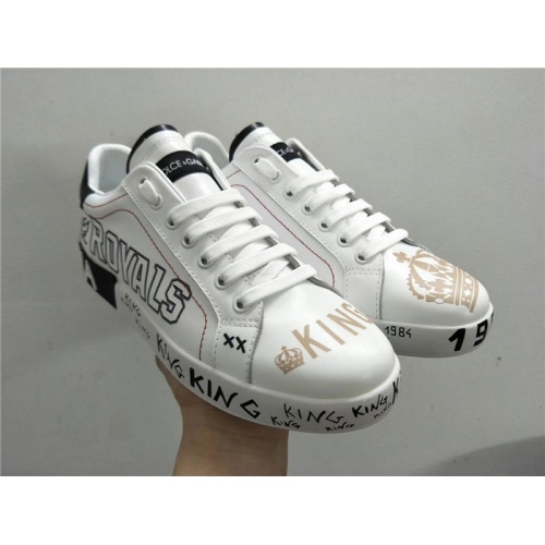 Replica Dolce & Gabbana D&G Casual Shoes For Women #503200 $89.00 USD for Wholesale