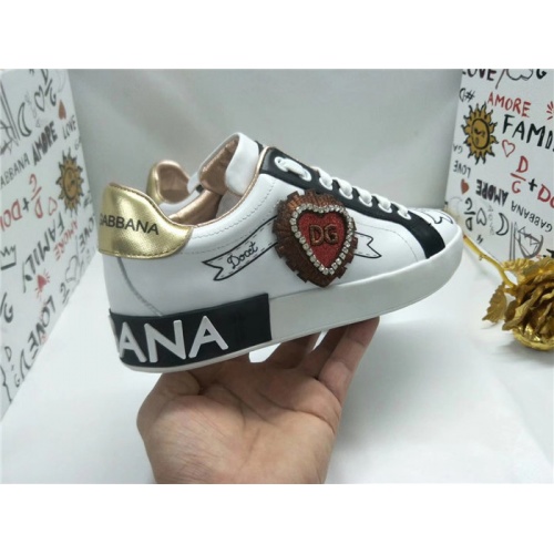 Replica Dolce & Gabbana D&G Casual Shoes For Women #503226 $92.00 USD for Wholesale