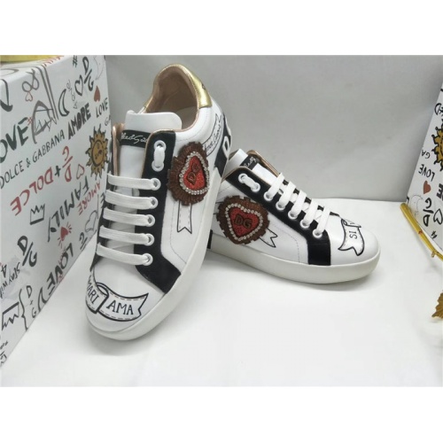 Replica Dolce & Gabbana D&G Casual Shoes For Women #503226 $92.00 USD for Wholesale