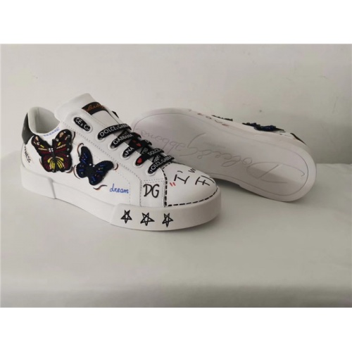 Replica Dolce & Gabbana D&G Casual Shoes For Women #503227 $92.00 USD for Wholesale