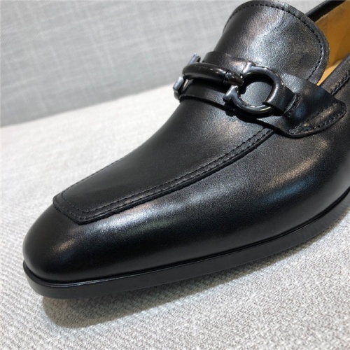 Replica Salvatore Ferragamo Leather Shoes For Men #504984 $96.00 USD for Wholesale