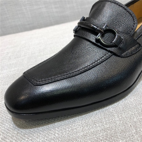 Replica Salvatore Ferragamo Leather Shoes For Men #504985 $96.00 USD for Wholesale