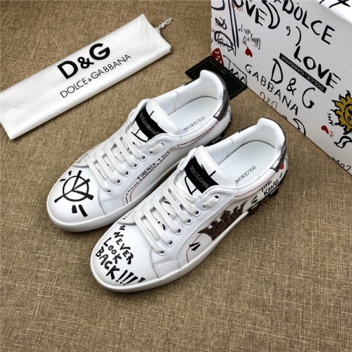 Replica Dolce & Gabbana D&G Casual Shoes For Men #505312 $85.00 USD for Wholesale